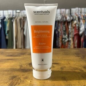 SCENTUALS Brightening Body Scrub Vitamin C Hyaluronic Acid 6.7oz Full Size NEW